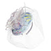Sinamay and Lace Fascinator Fascinator Something Special LA HTH1252WH White  