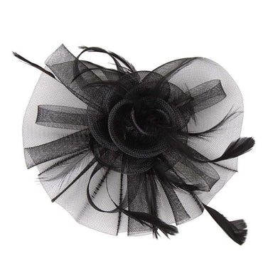 Ruffle Mesh Flower Fascinator, Fascinator - SetarTrading Hats 