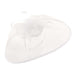 Trimmed Mesh Veil Fascinator - Sophia Collection Fascinator Something Special LA HTH1304WH White  