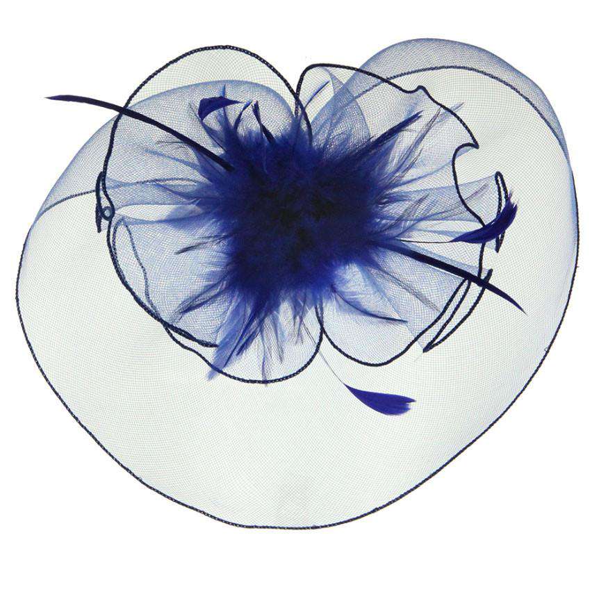 Double Layer Mesh Fascinator Fascinator Something Special LA Fhth2026NV Royal Blue  