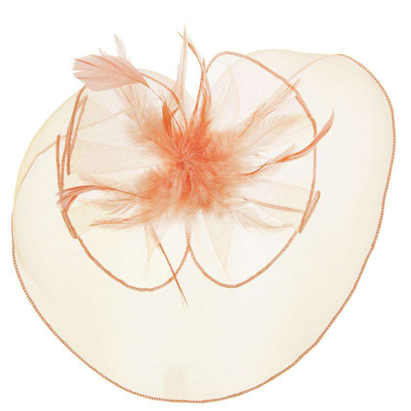 Double Layer Mesh Fascinator Fascinator Something Special LA Fhth2026PH Peach  