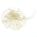 Ruffle Mesh and Stick Fascinator Fascinator Something Special LA Fhth2037IV Ivory  