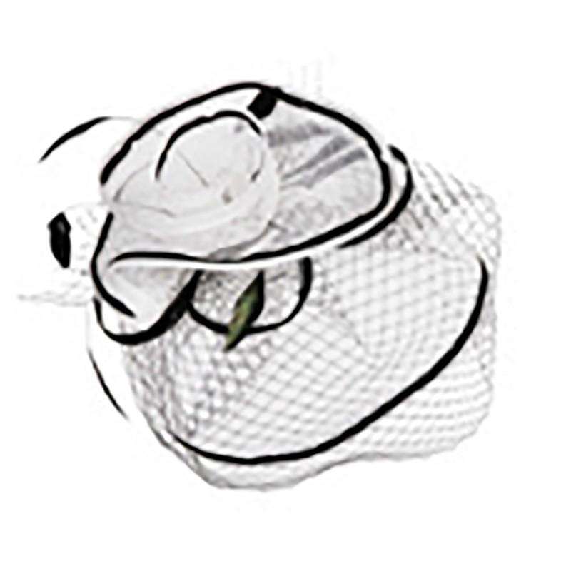 Layered Sinamay Fascinator with Contrast Trim Fascinator Something Special LA hth2079WH White  
