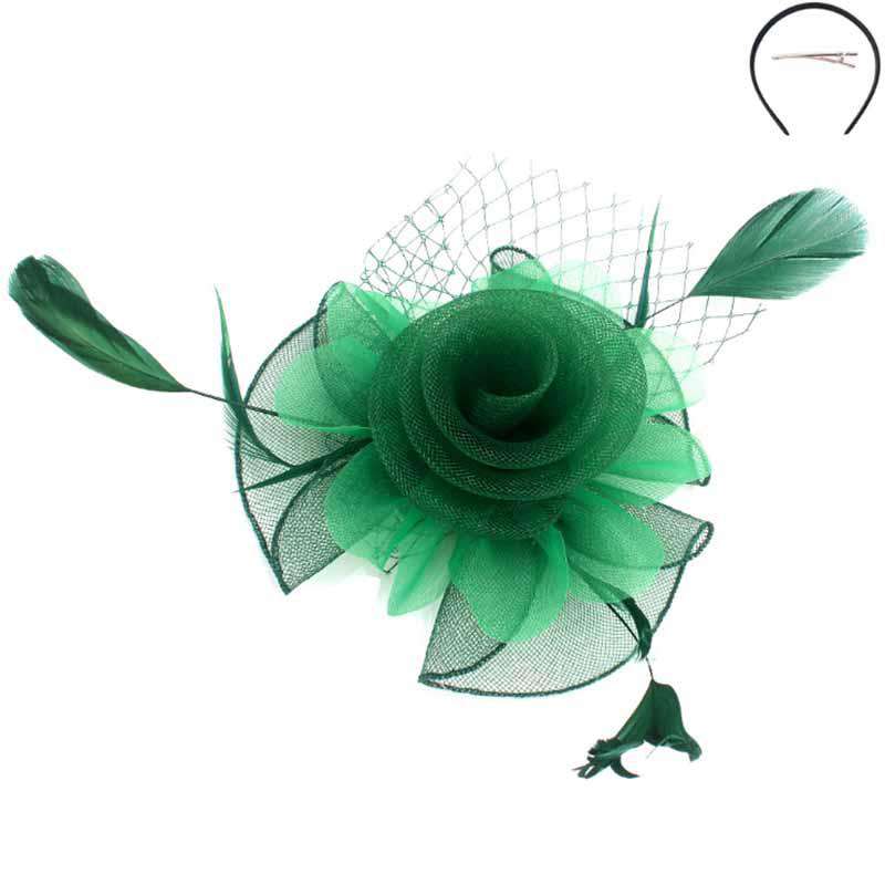 Tulle and Netting Flower Fascinator Sophia Collection