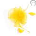 Tulle and Netting Flower Fascinator - Sophia Collection Fascinator Something Special LA hth2187yw Yellow  
