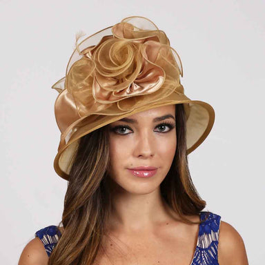 Small Organza Dress Hat - Sophia Collection Dress Hat Something Special LA    