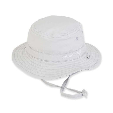 Infant Boy's Reversible Elephant Print Cotton Bucket Hat - Sunny Dayz Hat Bucket Hat Sun N Sand Hats    