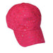 Glitter Striped Baseball Cap - Available in 12 Colors Cap Something Special Hat ja7047fc Fuchsia  