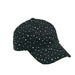Glitter Striped Baseball Cap - Available in 12 Colors Cap Something Special Hat ja7047nv Navy  