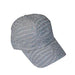 Glitter Striped Baseball Cap - Available in 12 Colors Cap Something Special Hat ja7047wh White  