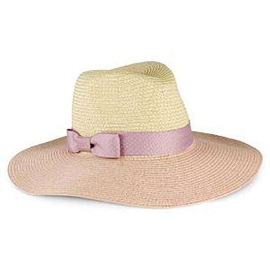 Pink Polka Dot Ribbon Bow Safari Hat - Jones New York, Safari Hat - SetarTrading Hats 