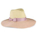 Pink Polka Dot Ribbon Bow Safari Hat - Jones New York Safari Hat MAGID Hats    
