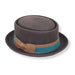Gambler - Wool Felt Porkpie Hat by JSA for Men - Brown Gambler Hat Jeanne Simmons js6788bnL Brown Large (59 cm) 