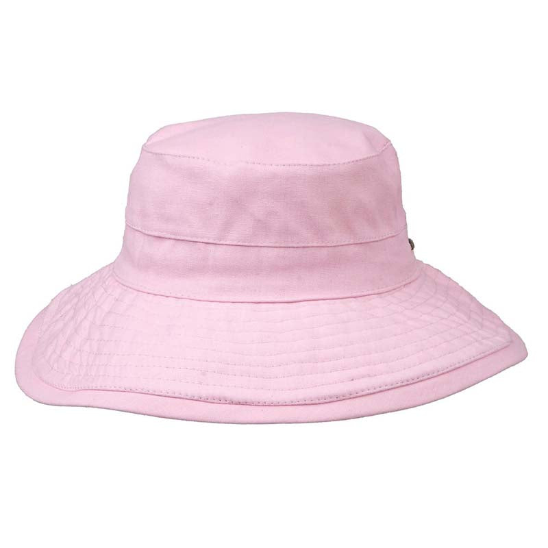 Wide Brim Cotton Bucket Hat - Karen Keith Bucket Hat Great hats by Karen Keith CH16pk Pink Fit 54-57 cm 