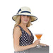 Ribbon Trimmed Summer Hat - Karen Keith Wide Brim Hat Great hats by Karen Keith    