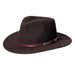 Last Crusade Felt Outback Hat, Small to 3XL Size - Indiana Jones Hat Safari Hat Indiana Jones Hats 555-BRN1 Brown Small 