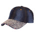 Studded Bill Denim Baseball Cap Cap Something Special Hat LB7444DD Dark Denim  