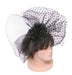 Large Wavy Mesh Fascinator, Fascinator - SetarTrading Hats 