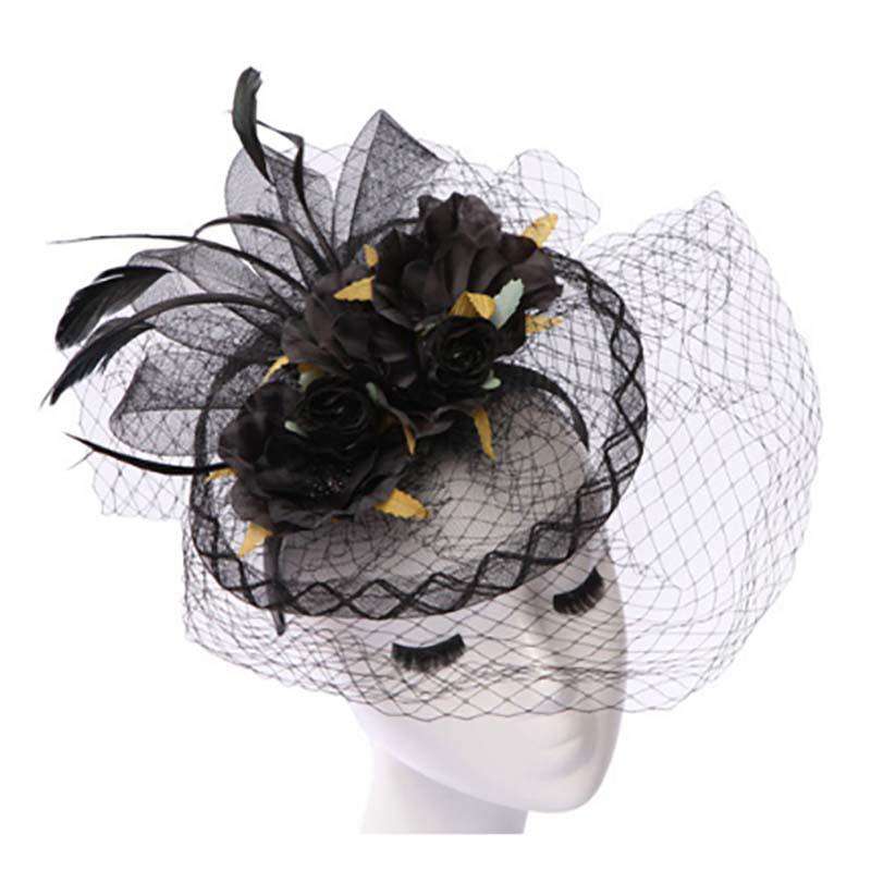 Silk Flower Bouquet Fascinator, Fascinator - SetarTrading Hats 