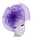 Pleated Mesh Fascinator Fascinator Something Special Hat Flb7608PP Purple  