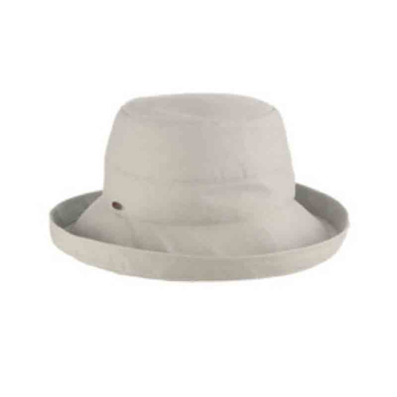 Cotton Up Turned Large Brim Sun Hat - Scala Hats for Women Kettle Brim Hat Scala Hats    