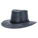 Head'n Home Crusher Outback Leather Hat up to 3XL- Black Safari Hat Head'N'Home Hats MScrusherBM Black Medium 