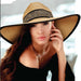 Animal Print Band Large Brim Safari Hat - Sun 'N' Sand Hat Safari Hat Sun N Sand Hats    