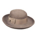 Up Turned Brim Wool Felt Hat - Scala Collezione Hats, Kettle Brim Hat - SetarTrading Hats 