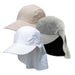 Microfiber Fishing Cap with Long Bill and Sun Shield - DPC Outdoor Hats Cap Dorfman Hat Co. mc50wh White 57-60 cm 