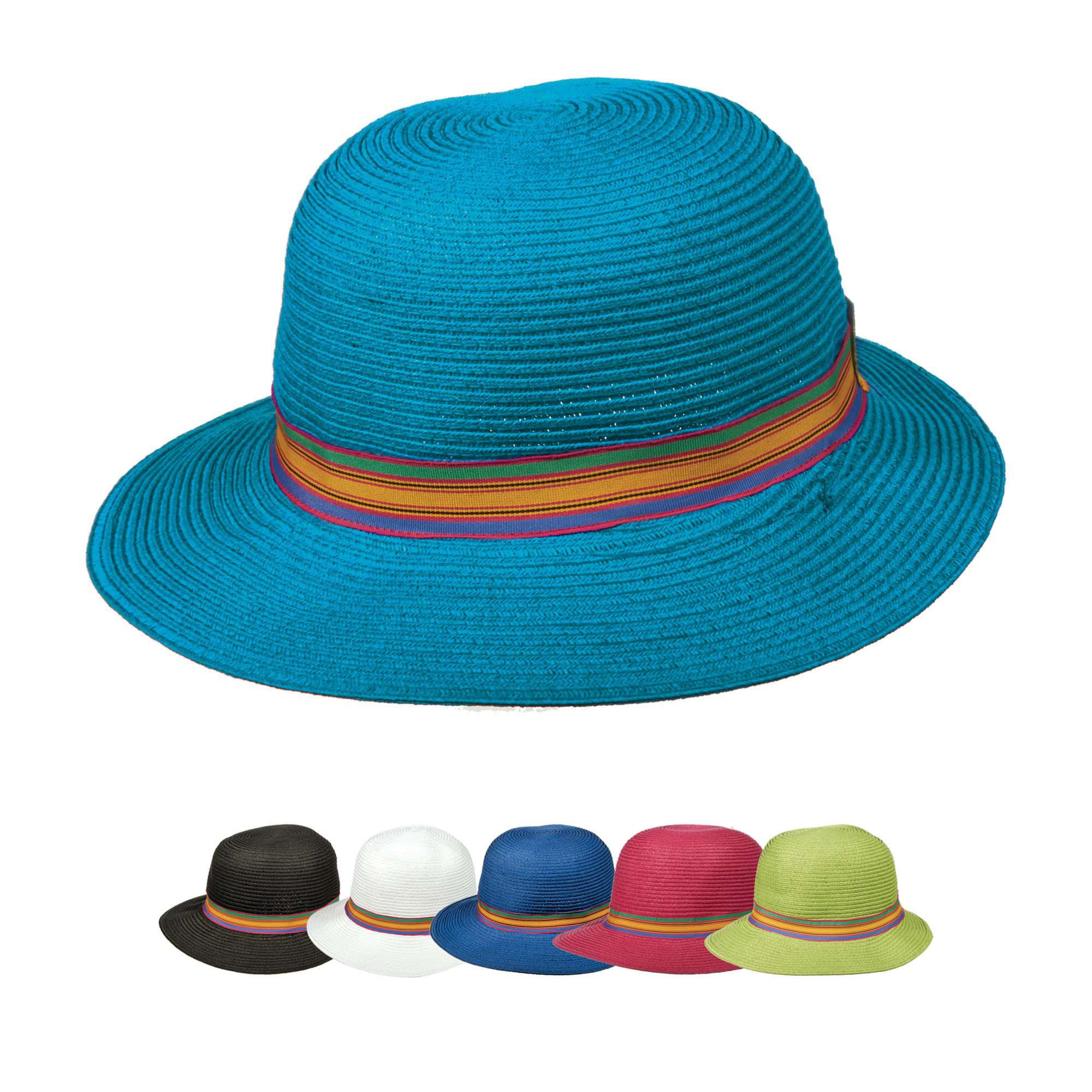 Tropical Trends Wavy Brim Cloche Cloche Dorfman Hat Co.    