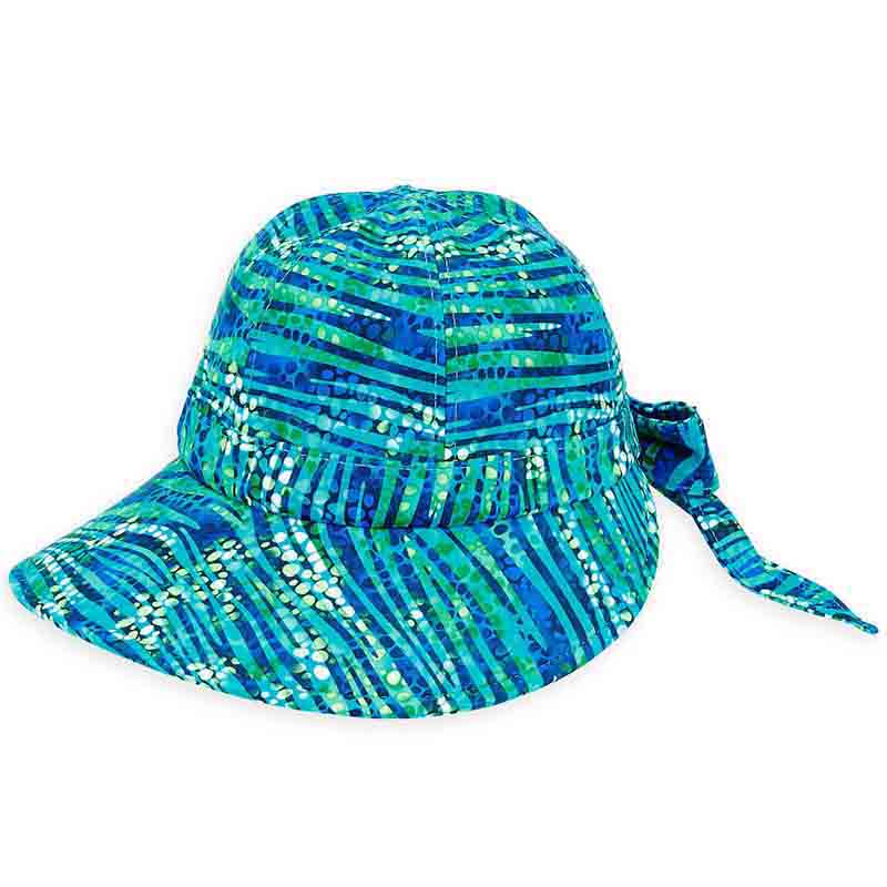 Lycra® Performance Water Bubbles Facesaver Cap - Sun 'N' Sand Hats Cap Sun N Sand Hats    