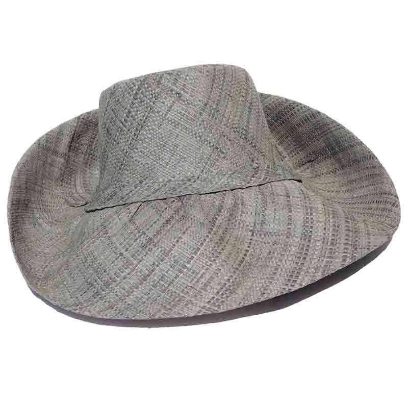 Wholesale Sun Hats: Colored Stripes Packable 5 & 7 Brim Raffia