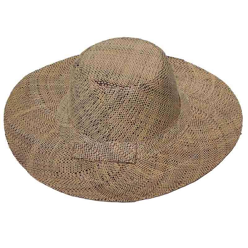 Gardening Hat: Large Raffia Straw with Frayed Edges for Sun Shade – The  Beanie & Hat Company