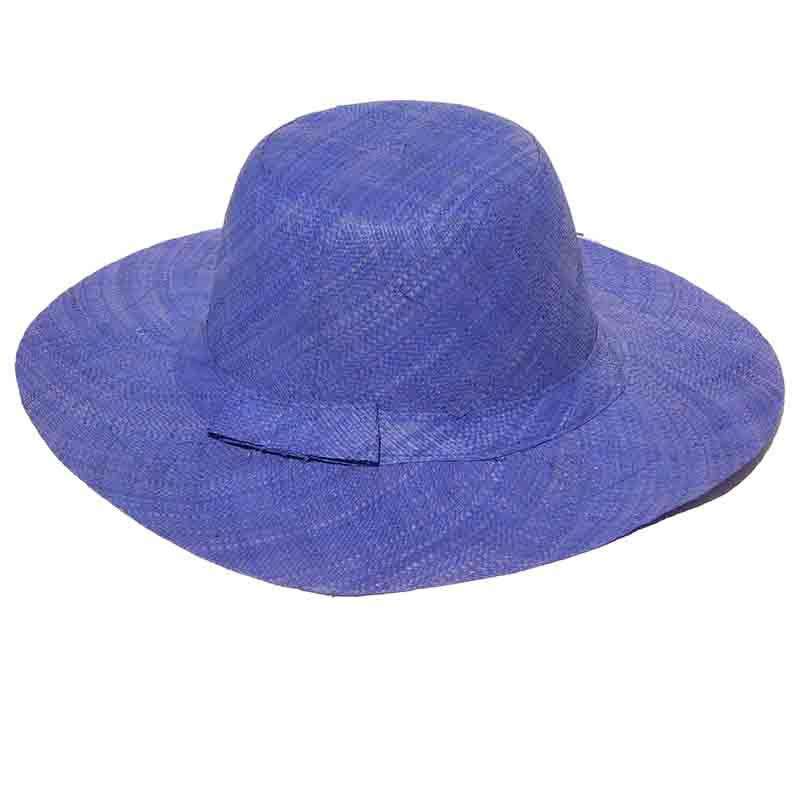 Madagascar Raffia Solid Color Beach Hats Wide Brim Sun Hat Madagascar Raffia Hats she45 Purple  