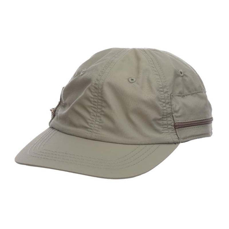 Supplex Nylon Baseball Cap with Fold Away Sun Shield -DPC Global Hats Fossil / XL (60 - 61 cm)