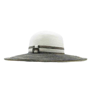 Metallic Polybraid Beach Hat - Sun 'N' Sand Hats, Wide Brim Sun Hat - SetarTrading Hats 