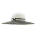 Metallic Polybraid Beach Hat - Sun 'N' Sand Hats Wide Brim Sun Hat Sun N Sand Hats    