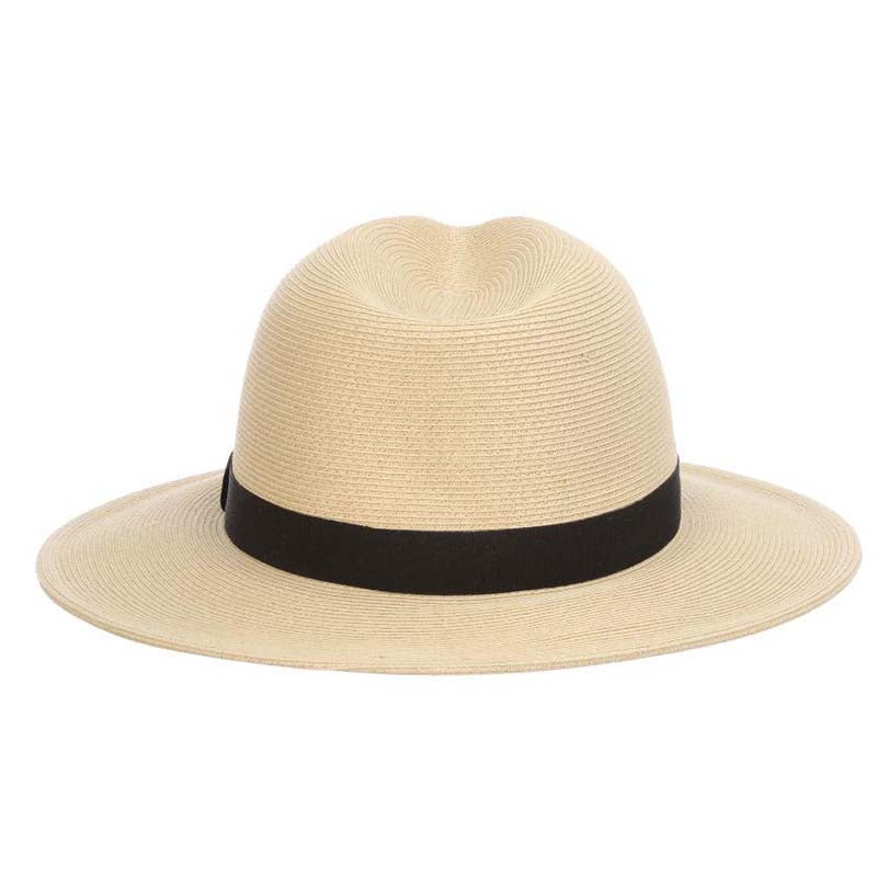 Fine Braid Safari Hat with Black Band - Scala Hats for Men Safari Hat Scala Hats    