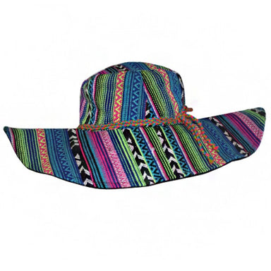 UV-Proof Hat Casual Linen Cotton Butterfly Knot Wide Brim Packable Sun Hat, Beige