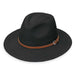 Naples Summer Fedora Hat - Wallaroo Hats Fedora Hat Wallaroo Hats naplbk Black  