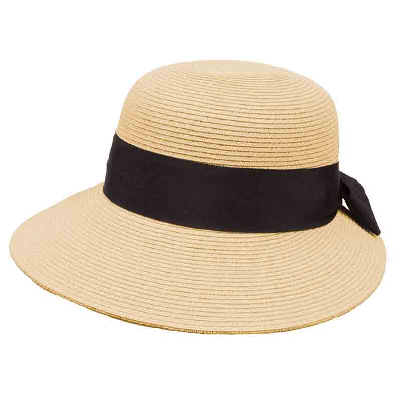 Sun Hat with Narrowing Brim - Karen Keith Wide Brim Hat Great hats by Karen Keith BT23DNT Natural Medium (57 cm) 