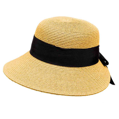 Sun Hat with Narrowing Brim - Karen Keith Facesaver Hat Great hats by Karen Keith BT23Ctt Toast Medium (57 cm)