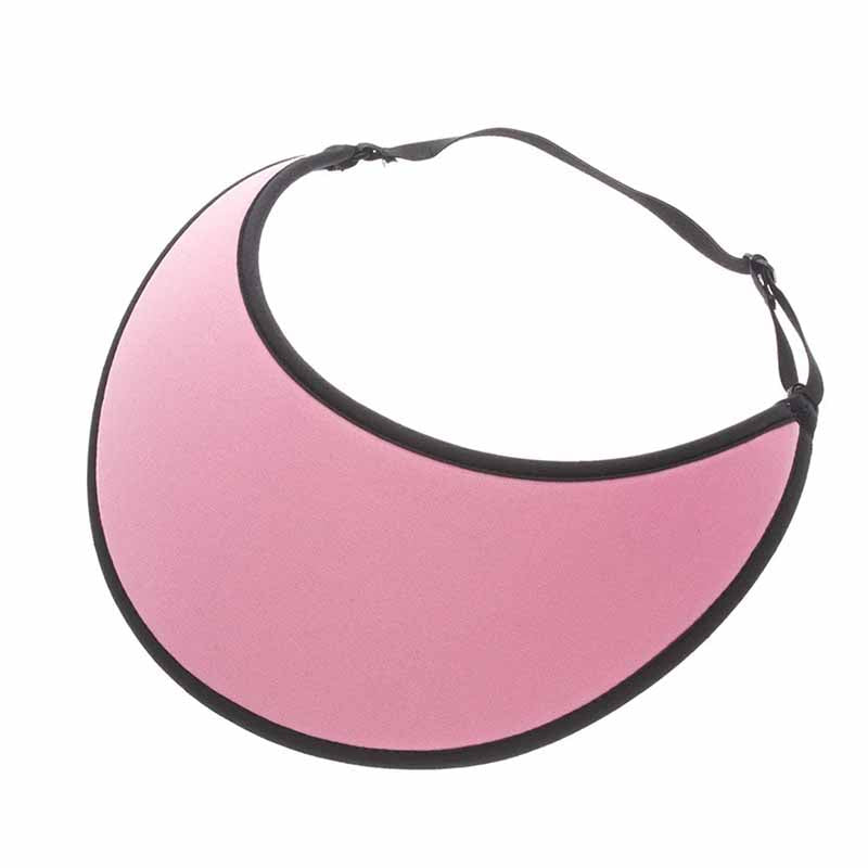 No Headache® Lite Adjustable Strap Sun Visors in Solid Colors Visor Cap No Headache SLTM-PNK Pink  