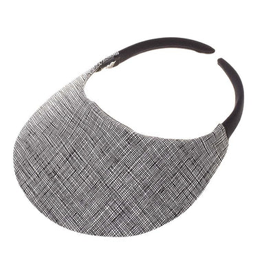 No Headache® Midsize Clip On Sun Visor in Architecture Pattern Fabric, Visor Cap - SetarTrading Hats 