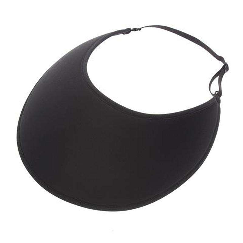 No Headache® XL Lite Adjustable Strap Sun Visors in Solid Colors Visor Cap No Headache SLTL-BLK Black  