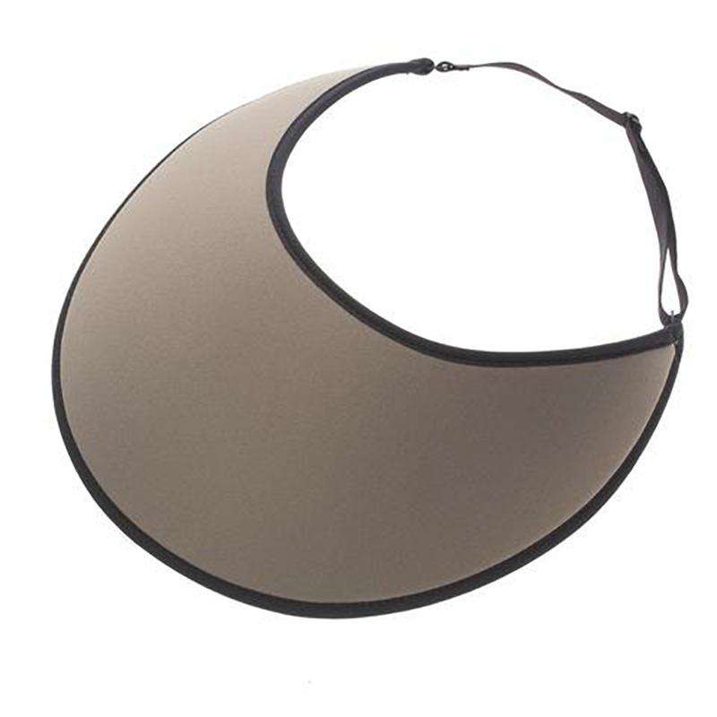 No Headache® XL Lite Adjustable Strap Sun Visors in Solid Colors Visor Cap No Headache SLTL-KHA Khaki  