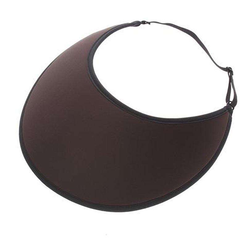 No Headache® XL Lite Adjustable Strap Sun Visors in Solid Colors Visor Cap No Headache SLTL-MOC Mocha  