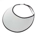 No Headache® XL Lite Adjustable Strap Sun Visors in Solid Colors Visor Cap No Headache SLTL-WHT White  