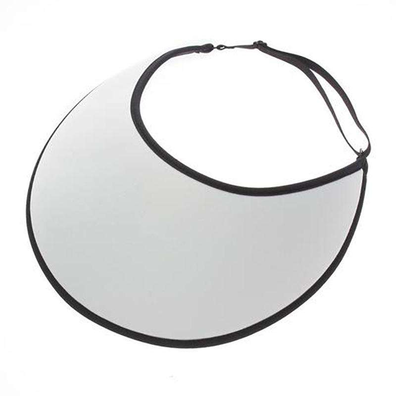 No Headache® XL Lite Adjustable Strap Sun Visors in Solid Colors Visor Cap No Headache SLTL-WHT White  