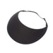 No Headache® Lite Adjustable Strap Sun Visors in Solid Colors Visor Cap No Headache SLTM-BLK Black  